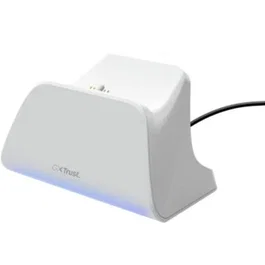 Trust Base de carga rápida para PS5 GXT 255 Blanco Soporte de carga rápida con indicadores lumínicos